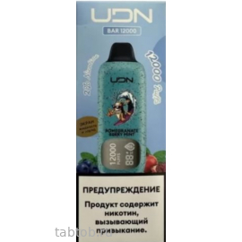 UDN X Pomegranate Berry Mint 12000 затяжек