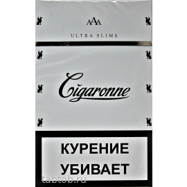 Сигареты Cigaronne Ultra Slims White