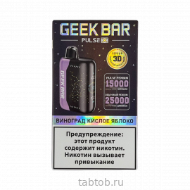 GEEKBAR PULSE Виноград Кислое Яблоко 25 000 затяжек