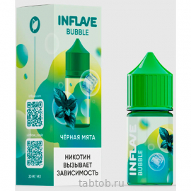 Жидкость INFLAVE BUBBLE Чёрная Мята